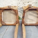 2 art deco style chairs