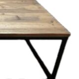 Table basse bois style industriel