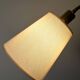 Scandinavian floor lamp in oak and brass, 50s