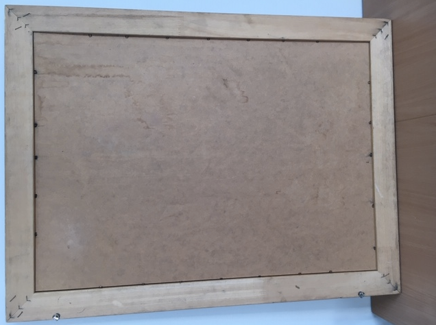 Golden 81x61cm mirror