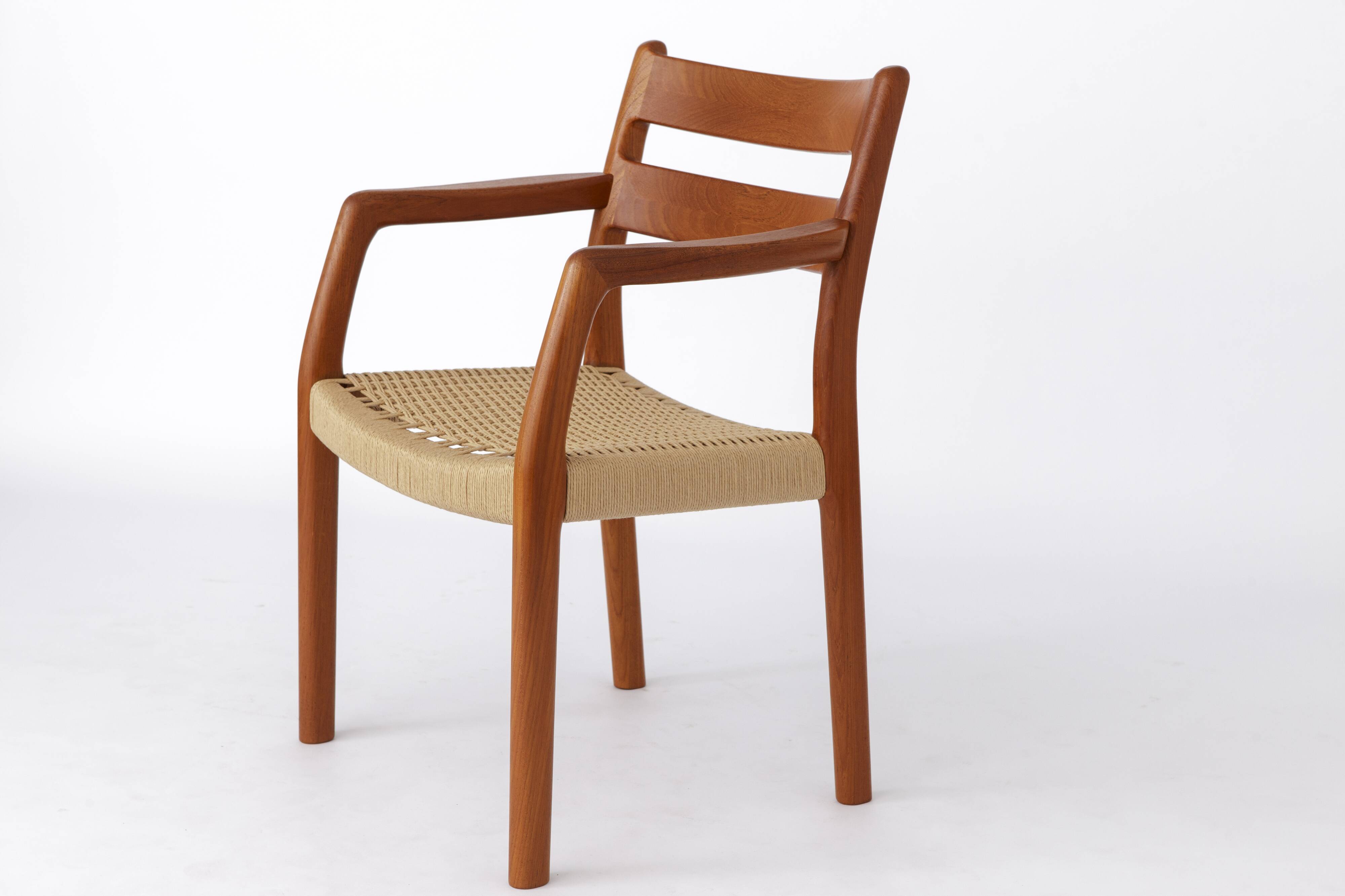 Set of 3 Vintage Chairs 1960s EMC Mobler Danish Teak