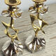 Pair of silver-plated candlesticks