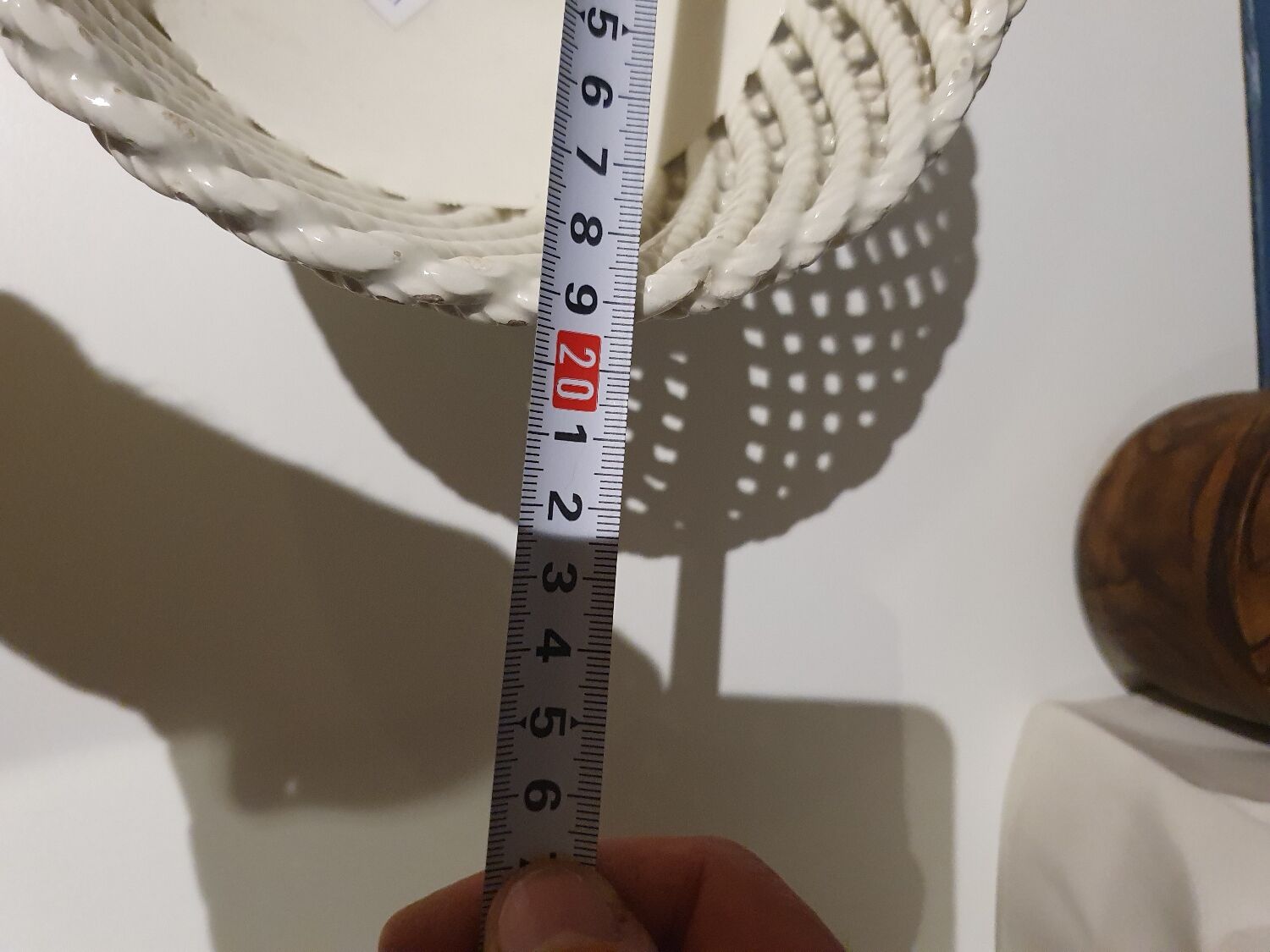 Porcelain fruit basket