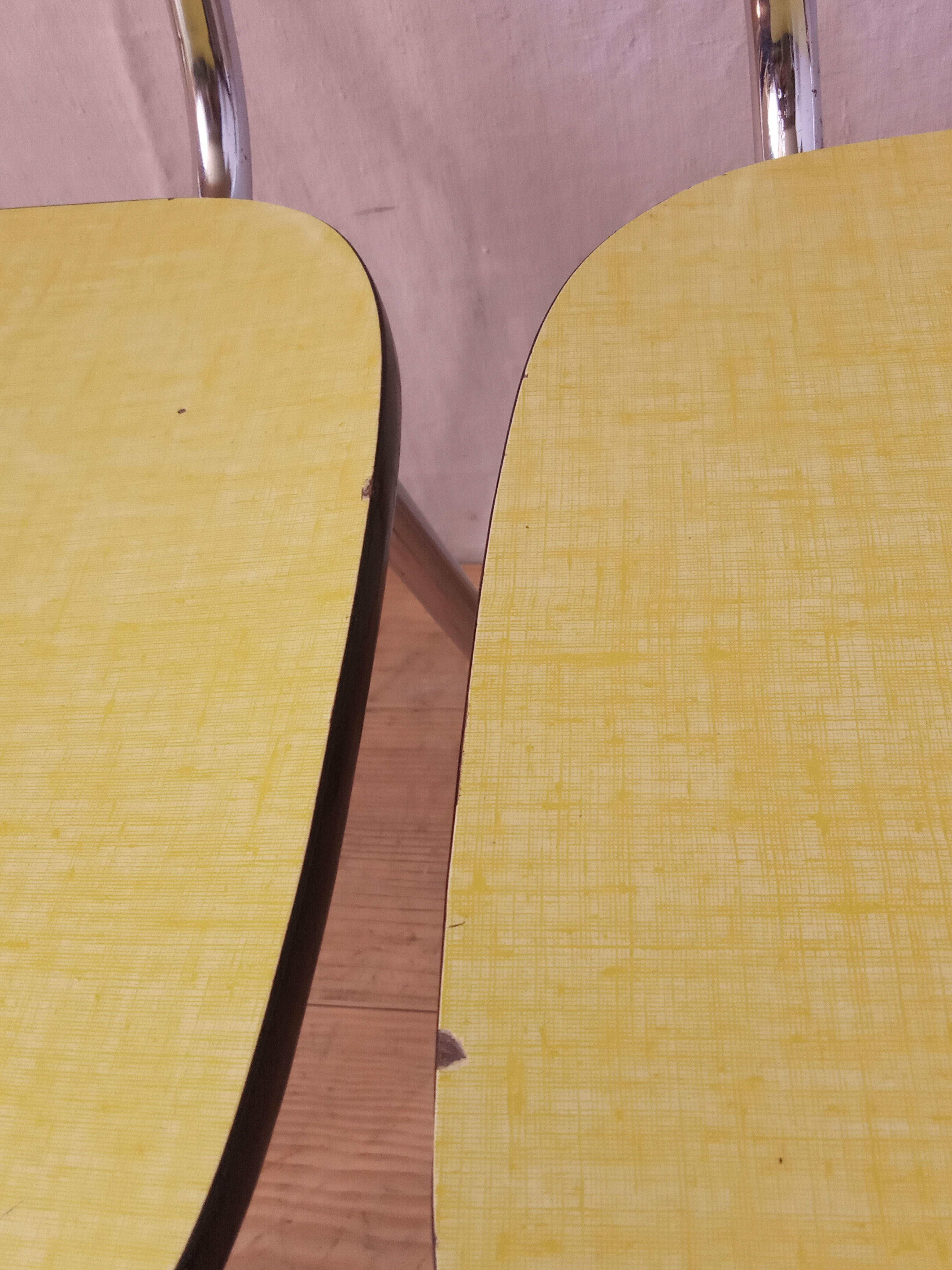 Pair of chairs in formica 1960
