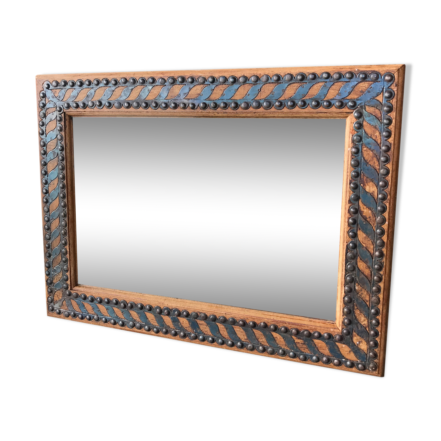 Mirror wood and fittings