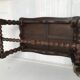 Wooden coffee table legs turned vintage