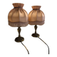Pair of old bedside lamps