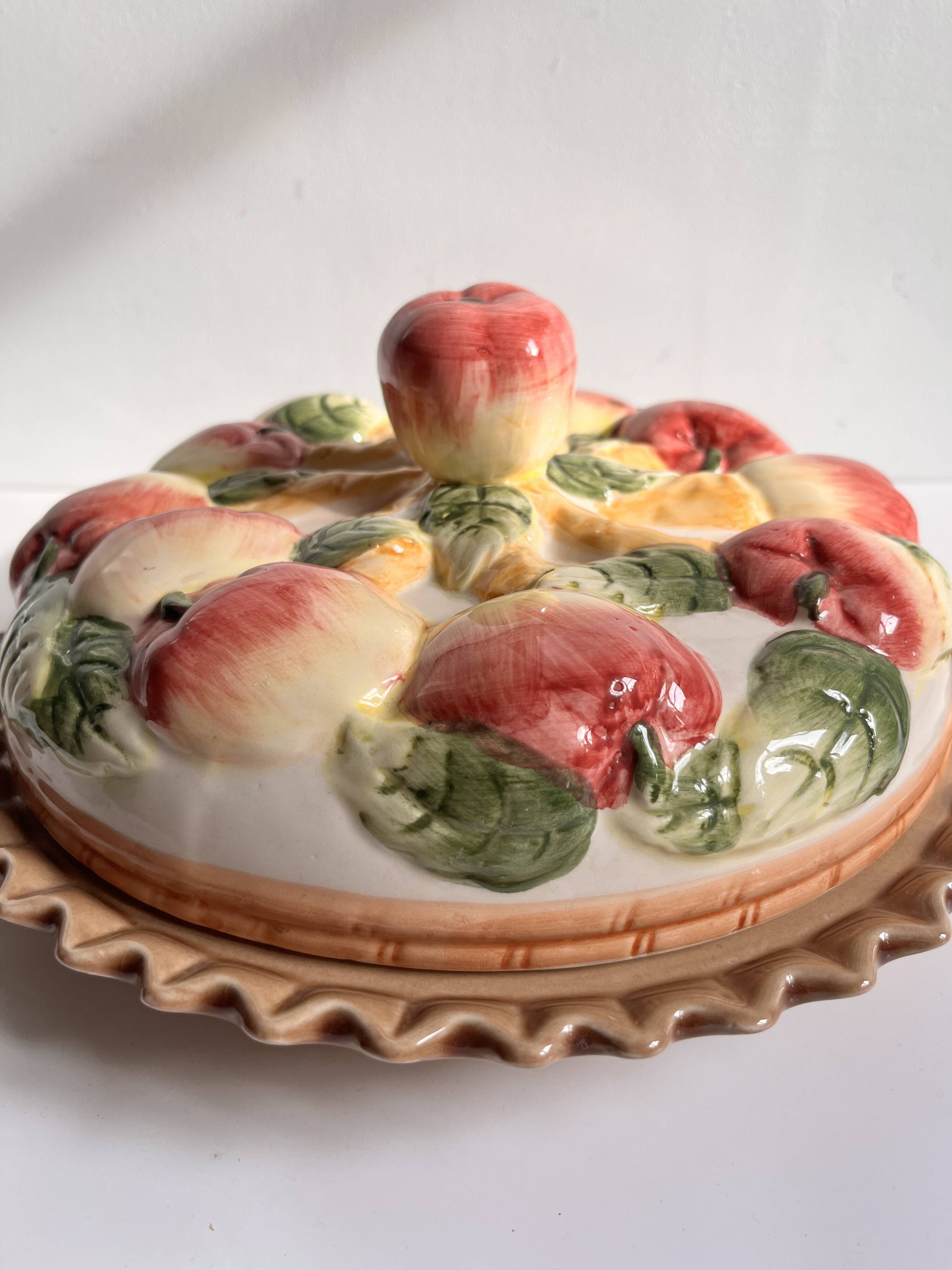 Pie dish barbotine