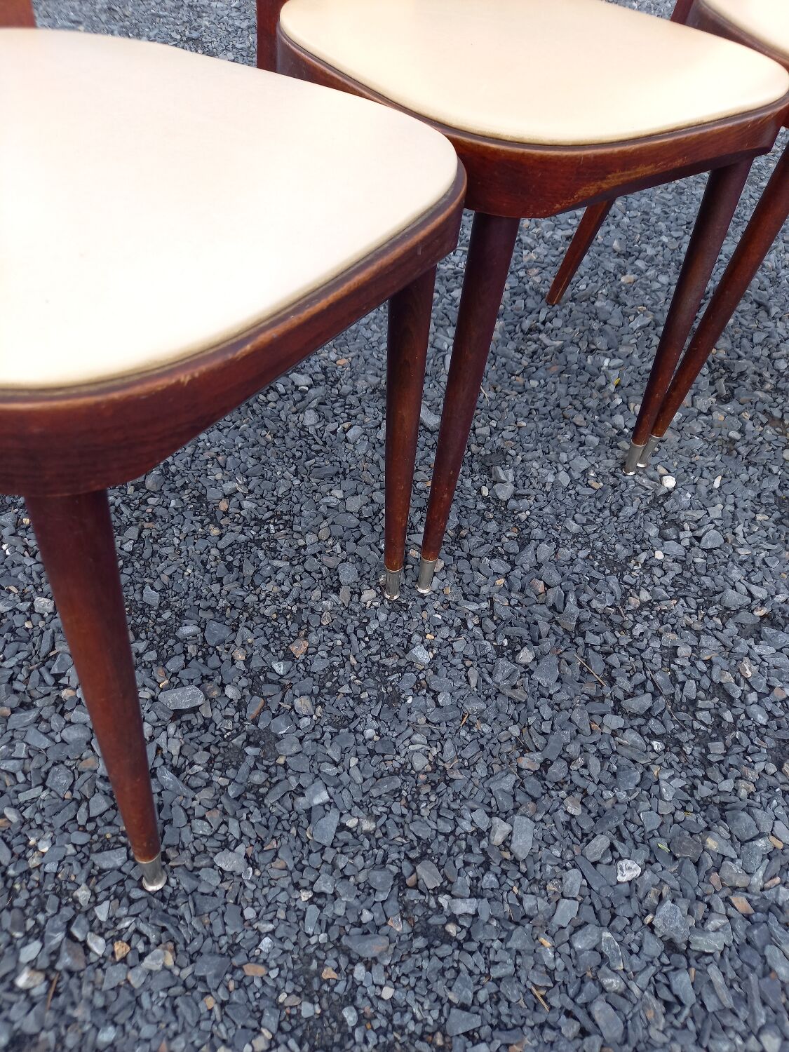 4 vintage chairs Palma Baumann 1970