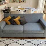 Fabric buckle sofa