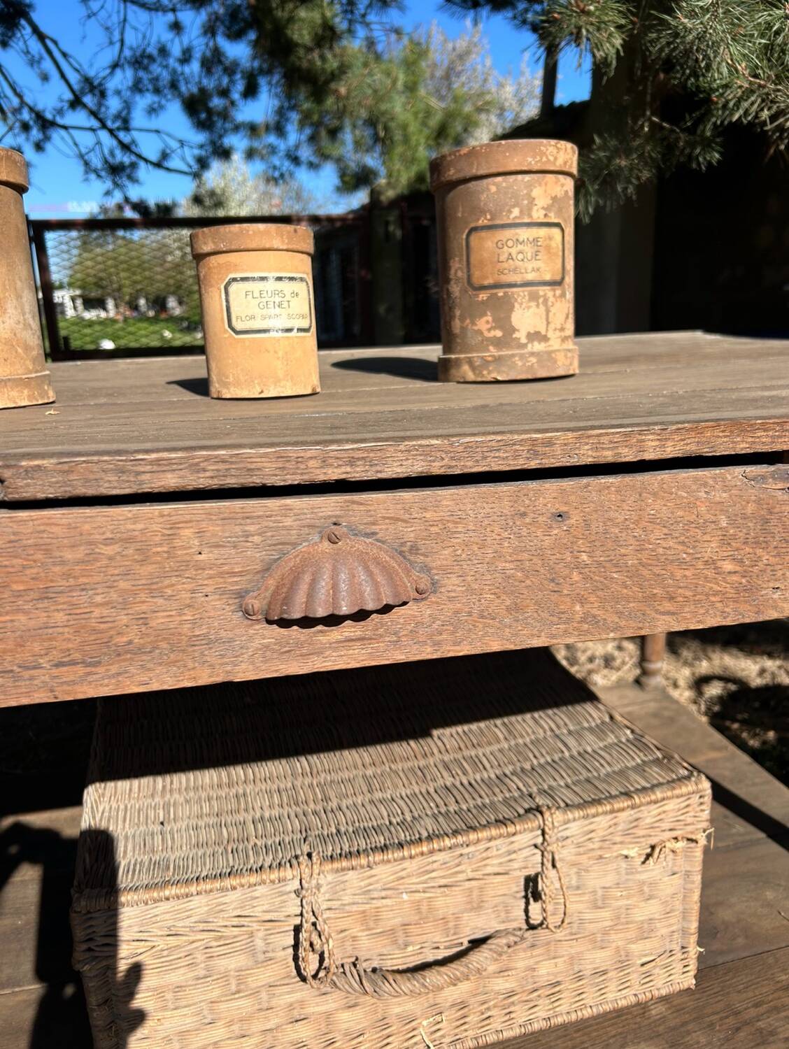 Ancienne table de drapier 3 mètres