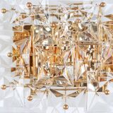 1 of 2 Superb Extra Large Crystal Wall Sconce by Kinkeldey, Germany, 1970s