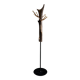 Standing Coat Rack with Hazel Branch Hooks