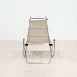 A pair of low chairs. France 70s