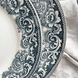 6 flat plates in iron earth “Croix de Lorraine” Saint Amand and Hamage