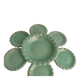 Celadon Green Earthenware Bowl & Plates, Nittsjö, Sweden, 1960s