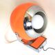 Eye ball wall lamp Space Age orange 60s
