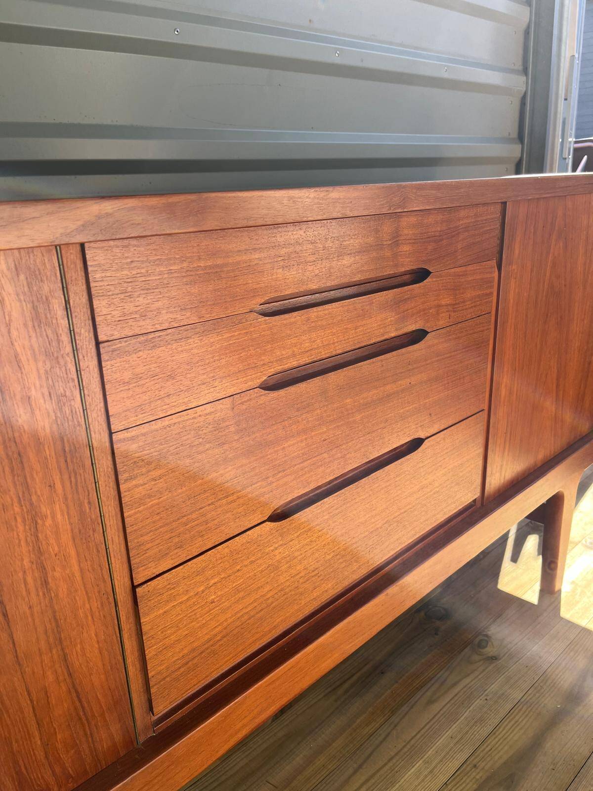 Scandinavian sideboard, Henning Kjaernulf for Møbelfabrik 🇩🇰, 1960s