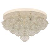 Plafonnier en verre pagode par Kalmar, Autriche, années 1960