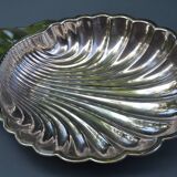 Silver-plated shell-shaped bowl/dish/vegetable dish