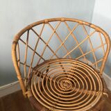 Rattan armchair