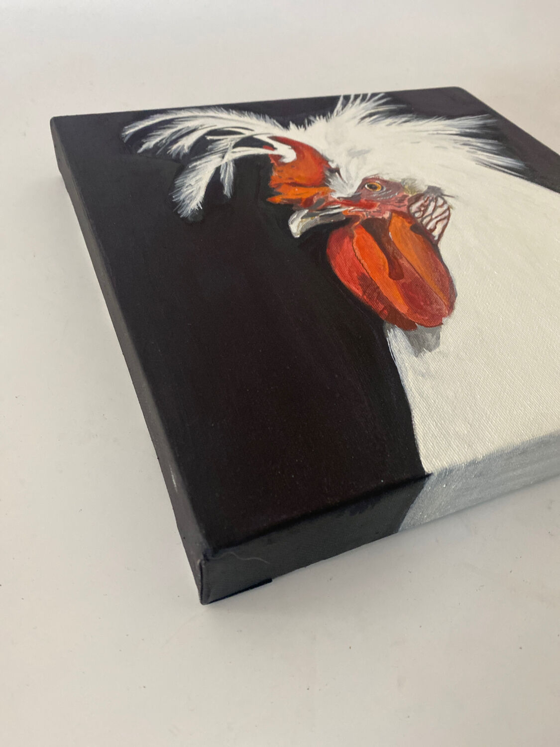 Coq - contemporary oil painting on canvas
