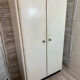 Vintage industrial style metal cabinet