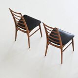 Chaises de salle à manger 'Lis' de Niels Koefoed en palissandre Koefoeds Danemark 1960