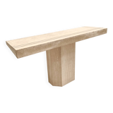 Travertine console 1960's Italy