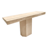 Travertine console 1960's Italy