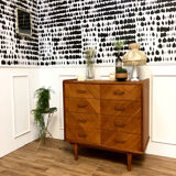 Vintage chest of drawers bobbin feet