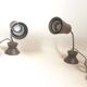 Pair of Armelec industrial articulated lamps from the 1950s