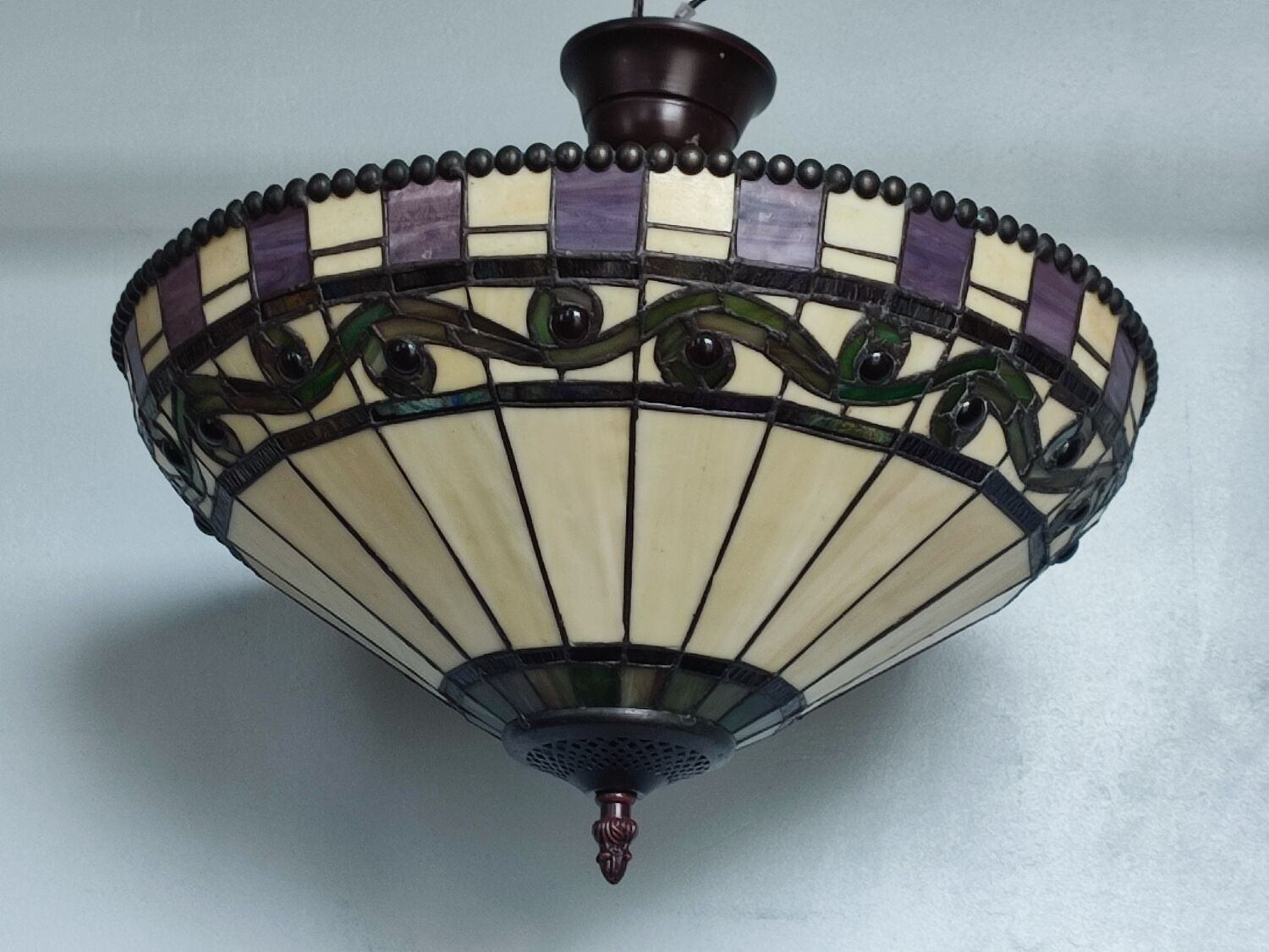 Vintage Tiffany style ceiling lamp