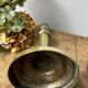 Antique brass candle holder