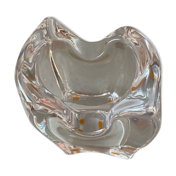 Crystal pocket tray signed Bader