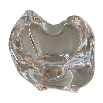 Crystal pocket tray signed Bader