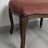 Louis XV stool — elegant curves and warm patina