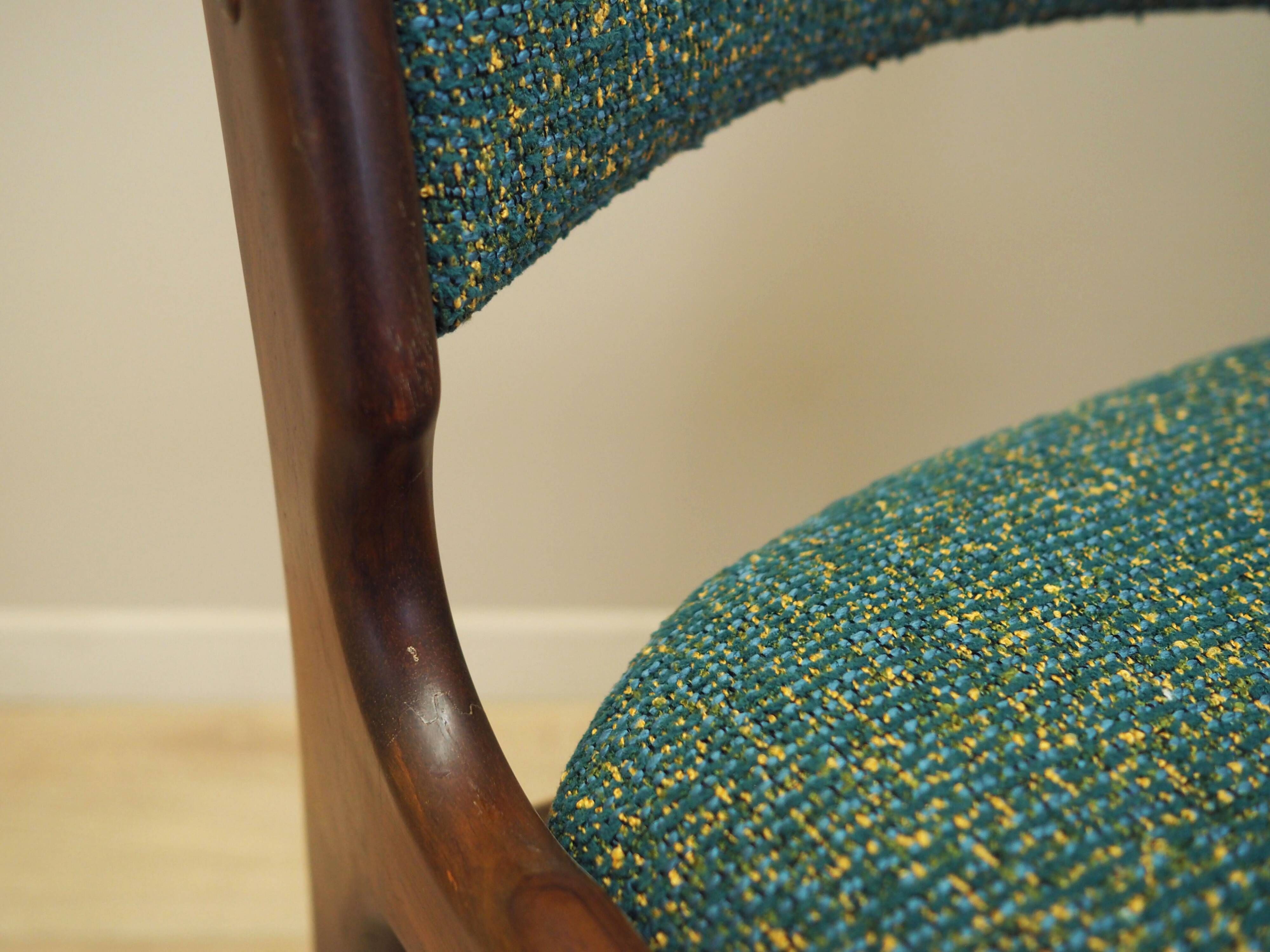 Set of six mahogany chairs, Danish design, 1970s, designer: Henning Kjærnul