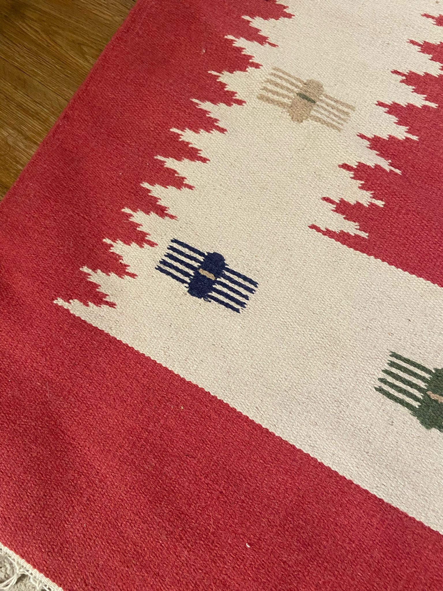 Ethnic wool kilim