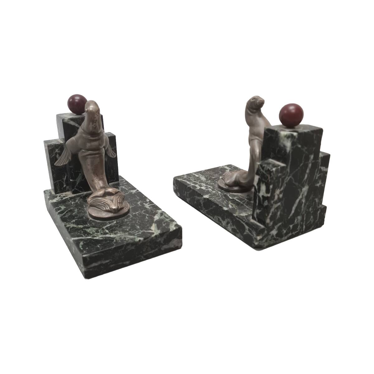 Maurice Frecourt Art Deco Bookends, circa 1925