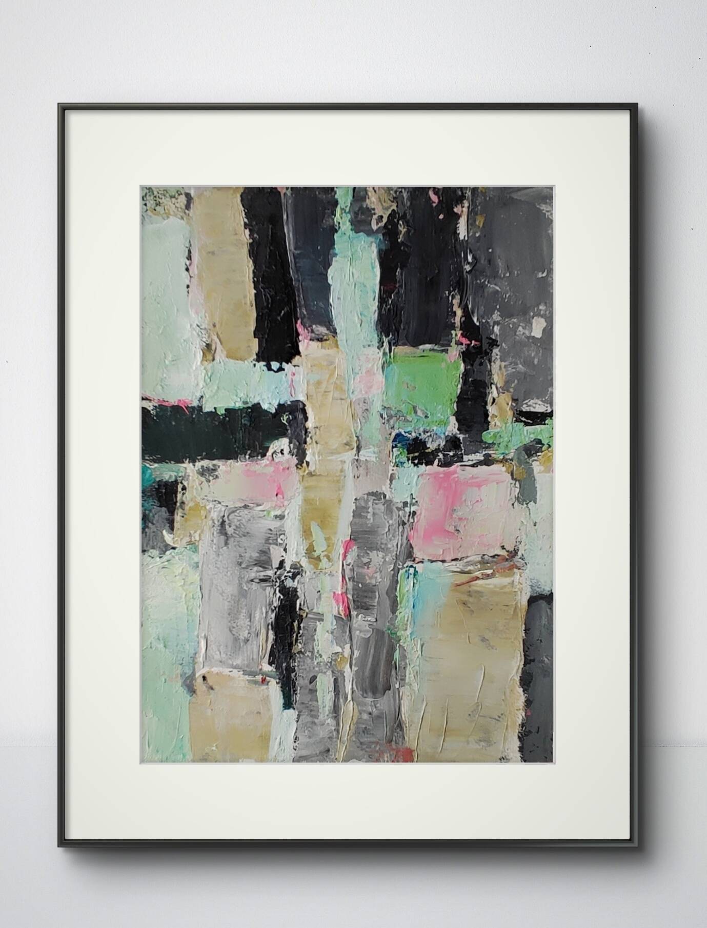 Original abstract urban landscape