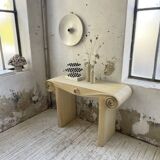 70s tropicalist rattan console