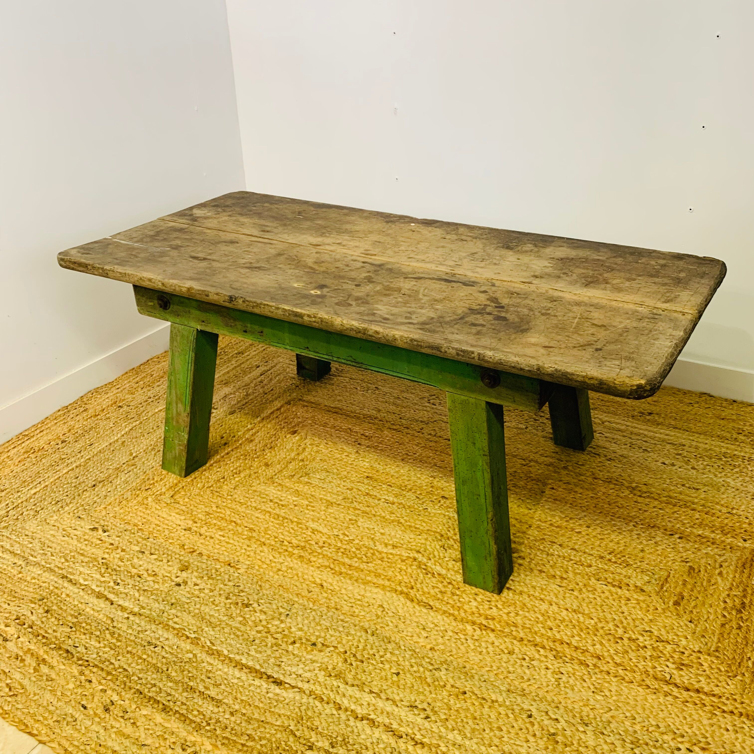 Industrial coffee table