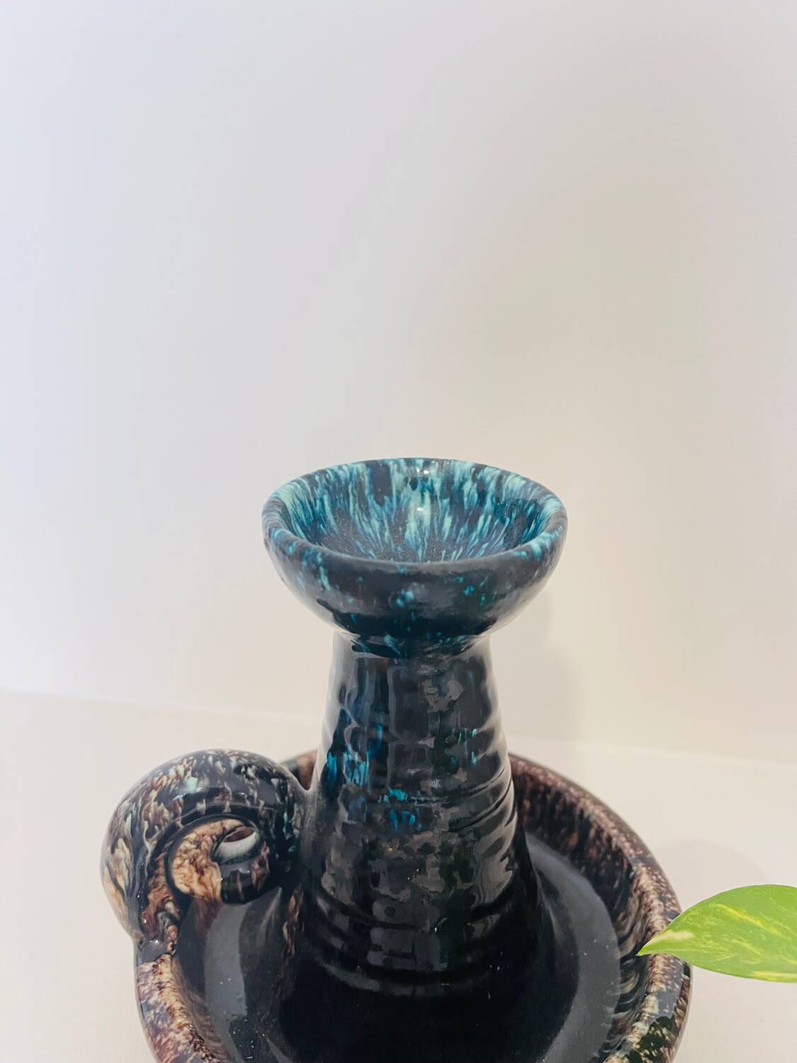 Ceramic candlestick Accolay with handle – 1970