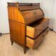 Bureau à abattant Biedermeier en placage de cerisier et en laiton, 1820