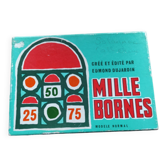 Vintage and complete Mille Bornes game