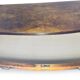 Commode en noyer burl art déco italien, années 1940/50.