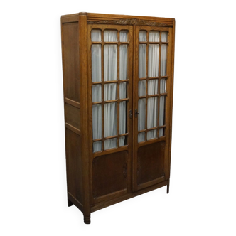 Vintage carved wood cabinet