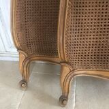 Rattan canning headboard