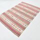 5x7 Multicolor Striped Kilim Rug, Traditional Oriental Carpet, 142x203 Cm